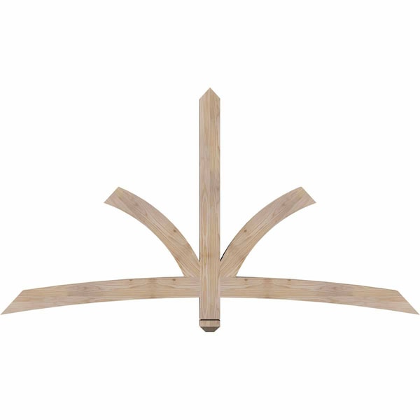 Ekena Millwork Davenport Smooth Timber Gable Bracket, Douglas Fir, 72"W x 39"H x 3 1/2"D x 3 1/2"F, 13/12 Pitch GBW072X39X0404DAV00SDF - main